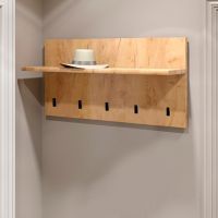 Вішалка на стіну Еверест Соната-800 80х40 см дуб крафт золотий (DTM-2730)