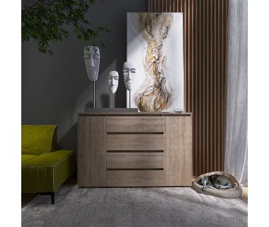 Комод Эверест КЛ-4 Лайт (телескопические) 140х38х93 см Дуб сонома (DTM-4645) Комод Эверест КЛ-4 Лайт (телескопические) 140х38х93 см Дуб сонома (DTM-4645)