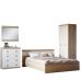 Спальня Соната Эверест Комплект 14 (модульная - 4 элемента) дуб сонома + белый (DTM-2620) в интернет магазине мебели "Меблі Даром"