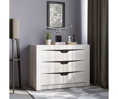 Комод для вещей Эверест Либерти-1000 100х38х76 дуб крафт белый (DTM-2141)