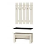 Прихожая Эверест Либерти 1 (модульная - 2 элемента) дуб крафт белый (DTM-2185)