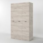 Шкаф 3-х дверный Эверест Соната-1200 дуб крафт белый (DTM-2681)