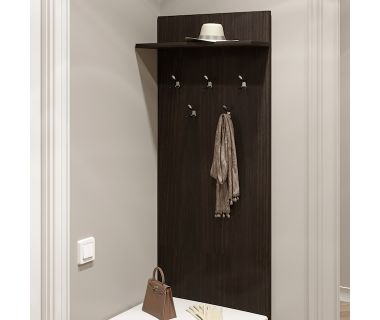 Вішалка на стіну Еверест Соната-600 60х130 см венге темний (DTM-2121)