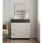 Комод для постельного белья Эверест К-2 80х45х85 венге темний + дуб молочний (телескопы) (DTM-2449)