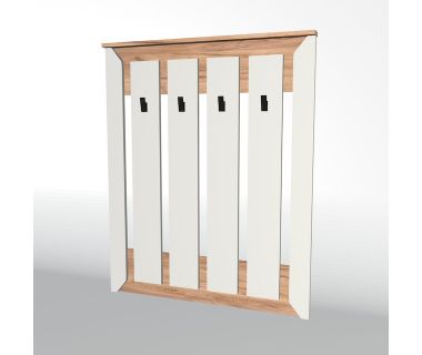 Вешалка настенная Эверест Нордик-900 90х6х110 см Белый + Дуб крафт золотой (DTM-5517) Вешалка настенная Эверест Нордик-900 90х6х110 см Белый + Дуб крафт золотой (DTM-5517)