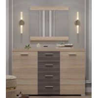 Великий комод Еверест К-7 Британія (телескопічні) + Дзеркало Сонома Британія + трюфель (DTM-2654)