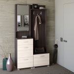 Передпокій Бриз-1 Еверест із тумбою для взуття ТО-4 венге + дуб молочний (DTM-2663)