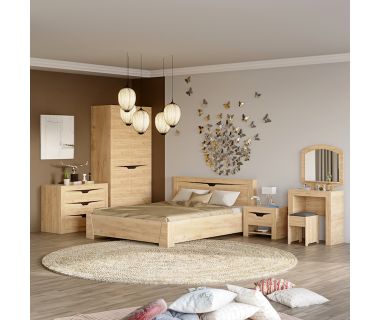 Спальня Еверест Liberty Комплект №1 (6 елементів) дуб крафт золотий (DTM-2438) Спальня Еверест Liberty Комплект №1 (6 елементів) дуб крафт золотий (DTM-2438)