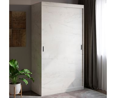 Шафа-купе Еверест Соната 1400 дводверна 140х60х217 дуб крафт білий (DTM-2731)