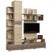 Стенка для гостиной Эверест Бриз + Пенал 18 сонома + трюфель (DTM-2328) в интернет магазине мебели "Меблі Даром"
