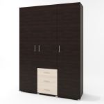 Шафа розстібна велика Еверест Бриз ШП-5 венге + дуб молочний (DTM-2289)