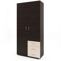Шафа пряма з ящиками Еверест Бриз ШП-4 венге + дуб молочний (DTM-2296)