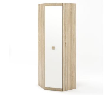 Шафа кутова Еверест Соната-700 дуб сонома + білий (DTM-2314)