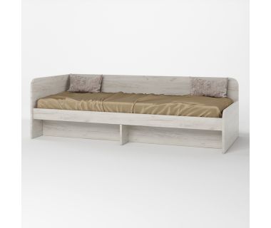 Односпальне ліжко Еверест Соната-800 (без ящиків) 80х190 см дуб крафт білий (DTM-2671)