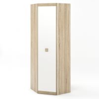 Шафа кутова Еверест Соната-700 дуб сонома + білий (DTM-2314)