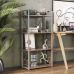 Етажерка 4/60 Ferrum-decor Серії Коннект 120x60x28 сірий ДСП Дуб Сонома Трюфель 16мм (FRD-104252)