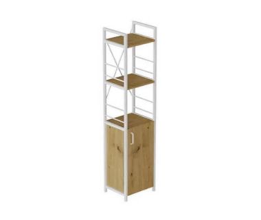 Этажерка 3/34 Ferrum-decor Серии Конект с тумбой 144x34x28 Белый ДСП Артизан (FRD-104433) Этажерка 3/34 Ferrum-decor Серии Конект с тумбой 144x34x28 Белый ДСП Артизан (FRD-104433)