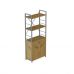 Этажерка 3/60 Ferrum-decor Серии Конект с тумбой 144x60x28 Серый ДСП Артизан (FRD-104461)
