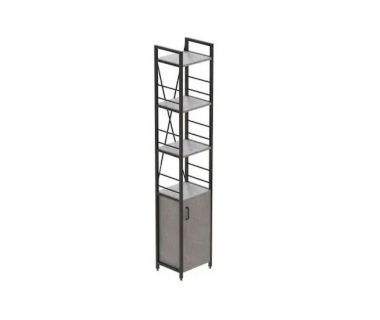 Этажерка 4/34 Ferrum-decor Серии Конект с тумбой 179x34x28 Черный ДСП Бетон (FRD-104469) Этажерка 4/34 Ferrum-decor Серии Конект с тумбой 179x34x28 Черный ДСП Бетон (FRD-104469)
