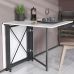 Стол-книга трансформер Орион 2 Ferrum-decor 750x1520x730 Черный металл ДСП Белый 16 мм (FRD-104583)