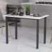 Стіл універсальний Knap Ferrum-decor 750x1000x600 Чорний метал ДСП Білий 16 мм (FRD-106338)