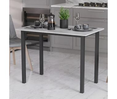 Стол универсальный Knap Ferrum-decor 750x1400x700 Черный металл ДСП Белый 16 мм (FRD-106378) Стол универсальный Knap Ferrum-decor 750x1400x700 Черный металл ДСП Белый 16 мм (FRD-106378)