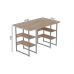 Компьютерный стол Ferrum-decor Карен 75x140x70 серый ДСП Дуб Артизан 32мм (FRD-102456)