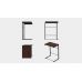 Столик Терри Ferrum-decor 650x440x330 Черный металл ДСП Венге Магия 16 мм (FRD-105316)