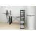 Етажерка 4/34 Ferrum-decor Серії Коннект 120x34x28 чорний ДСП Білий 16мм (FRD-104272)