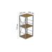 Етажерка 3/34 Ferrum-decor Серії Коннект 73x34x28 сірий ДСП Дуб Артизан 16мм (FRD-104303)