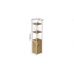 Этажерка 3/34 Ferrum-decor Серии Конект с тумбой 144x34x28 Белый ДСП Артизан (FRD-104433)