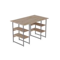 Компьютерный стол Ferrum-decor Карен 75x140x70 серый ДСП Дуб Артизан 32мм (FRD-102456)