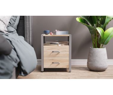 Тумба универсальная Ferrum-decor Вивьен 2/2 50x41x40 серый ДСП Дуб Артизан 16мм (FRD-104167) Тумба универсальная Ferrum-decor Вивьен 2/2 50x41x40 серый ДСП Дуб Артизан 16мм (FRD-104167)