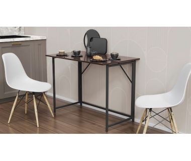 Раскладной стол Морис Ferrum-decor 750x1000x600 Черный металл ДСП Венге Магия 16 мм (FRD-105402)
