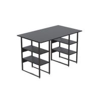 Компьютерный стол Карен 75x140x70 черный ДСП Сосна Кембра 16мм FRD-102074