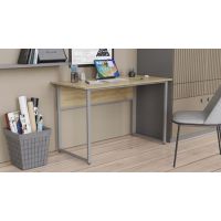 Компьютерный стол Ferrum-decor Коди 75x100x70 серый ДСП Дуб Сонома 16мм (FRD-101682)