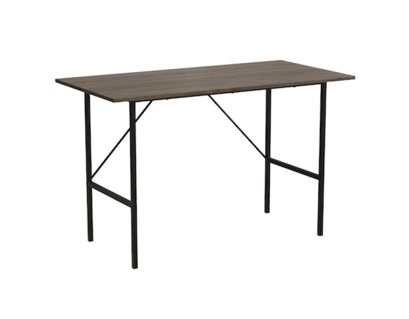 Письмовий стіл TIME Тайм Ferrum-decor 750x1200x600 Чорний метал ДСП Дуб Сонома Трюфель 16 мм (FRD-104889)