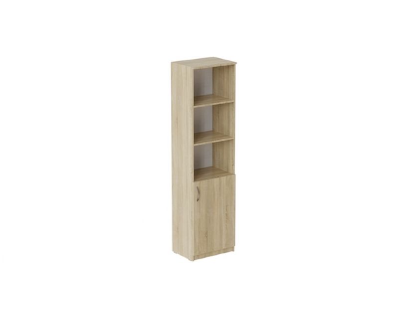 Пенал Анжело Ferrum-decor на 4 полки с 1 дверью 1900x500x380 ДСП Дуб Сонома 16 мм (FRD-104951)