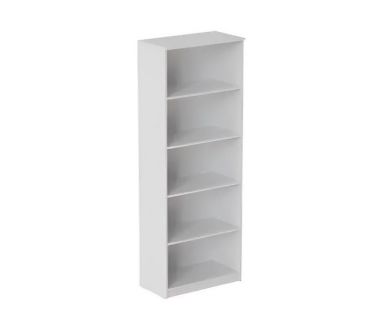 Шкаф Анжело Ferrum-decor на 5 полок 1900x700x380 ДСП Белый 16 мм (FRD-105007)