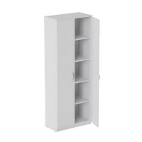 Шафа Анжело Ferrum-decor на 5 полиць 2 двері 1900x800x380 ДСП Біла 16 мм (FRD-105049)