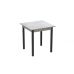 Стол кухонный Ferrum-decor Агата 75x80x80 Черный ДСП Бетон 16мм (FRD-105560)