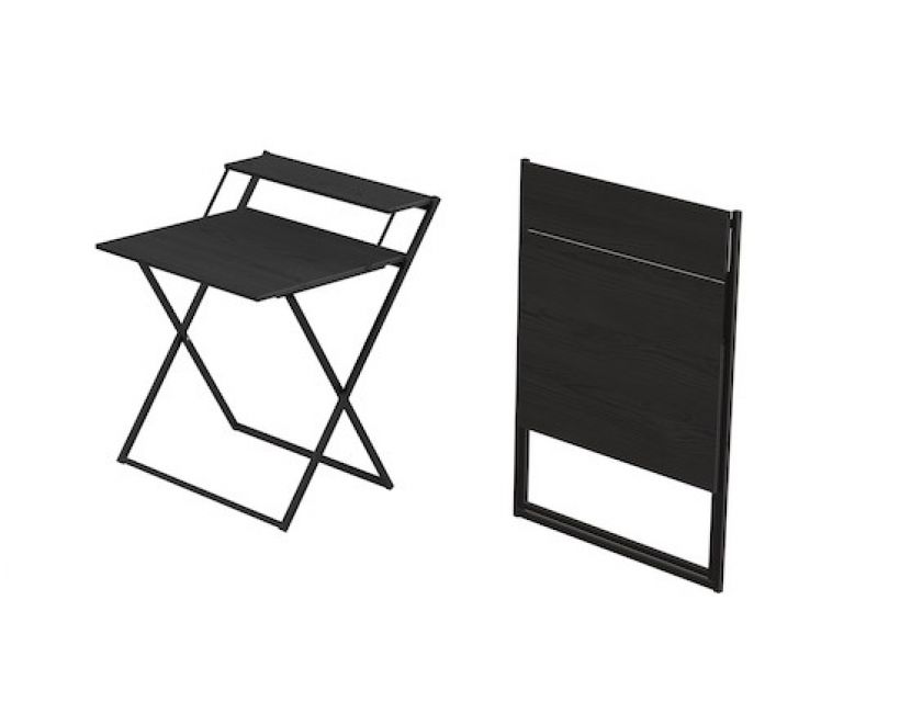 Стол трансформер Компакт 2 750x790x720 Черный металл ДСП Сосна Кембра 16мм FRD-104692