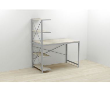 Комп'ютерний стіл Ferrum-decor Джек 75x120x60 Сірий ДСП Сонома (FRD-104396) Комп'ютерний стіл Ferrum-decor Джек 75x120x60 Сірий ДСП Сонома (FRD-104396)