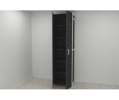 Шкаф Гардероб Уни секция 7 серии Конект Ferrum-decor 220x60x50см Белый металл ДСП Венге Магия 16 мм (FRD-104568) Шкаф Гардероб Уни секция 7 серии Конект Ferrum-decor 220x60x50см Белый металл ДСП Венге Магия 16 мм (FRD-104568)