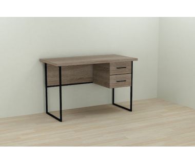 Комп'ютерний стіл Ferrum-decor Дакота 76x120x60 чорний ДСП Дуб Сонома Труфель 32мм (FRD-101923)