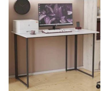 Комп'ютерний стіл Ferrum-decor Ханна 75x100x70 чорний ДСП Білий 16мм (FRD-103501)