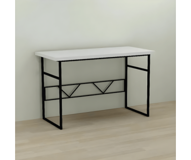 Компьютерный стол Ferrum-decor Райан 76x140x60 черный ДСП Белый 32мм (FRD-103696) Компьютерный стол Ferrum-decor Райан 76x140x60 черный ДСП Белый 32мм (FRD-103696)