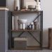 Етажерка 3/60 Ferrum-decor Серії Коннект 73x60x28 чорний ДСП Дуб Сонома Трюфель 16мм (FRD-104258)