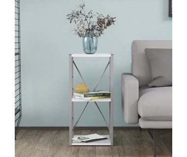 Этажерка 3/34 Ferrum-decor Серии Коннект 73x34x28 серый ДСП Белый 16мм (FRD-104301)