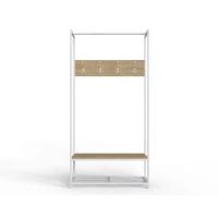 Вішалка для підлоги Ferrum-decor Треліс 13 180x90x38 білий ДСП Дуб Сонома 16мм (FRD-104334)